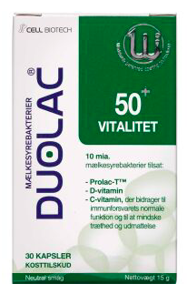 Duolac Vitalitet 50+, 30 stk (udløb: 06/2024)